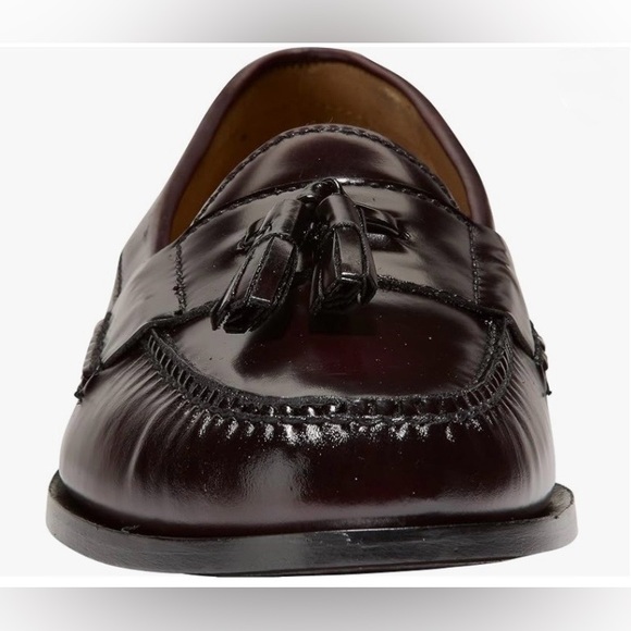 Cole Haan Men's pinch Tassel Loafers in Burgundy Brown Size 9.5 Wide